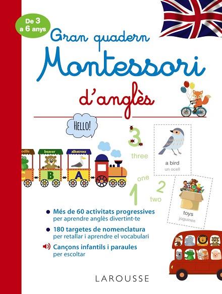 GRAN QUADERN MONTESSORI D'ANGLÈS | 9788418100284 | LAROUSSE EDITORIAL | Cooperativa Cultural Rocaguinarda