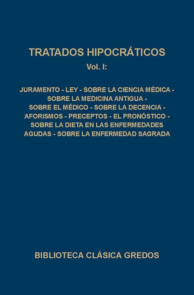 TRATADOS HIPOCRATICOS, VOL I | 9788424908935 | HIPOCRATES | Cooperativa Cultural Rocaguinarda