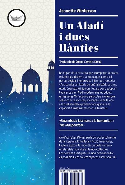 ALADÍ I DUES LLÀNTIES, UN | 9791387726249 | WINTERSON, JEANETTE | Cooperativa Cultural Rocaguinarda