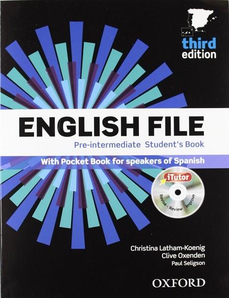 ENGLISH FILE P-INT SB+WB W/K PK 3ED | 9780194598934 | VARIOS AUTORES | Cooperativa Cultural Rocaguinarda