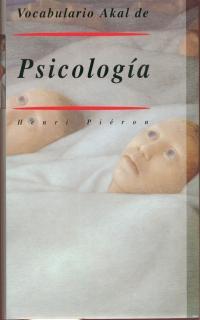 VOCABULARIO DE PSICOLOGIA | 9788446002383 | PIERON, HENRY | Cooperativa Cultural Rocaguinarda