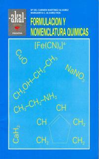 FORMULACION Y NOMENCLATURA QUIMICAS | 9788446001423 | MARTINEZ, MARIA DEL CARMEN  / ALVAREZ, M | Cooperativa Cultural Rocaguinarda