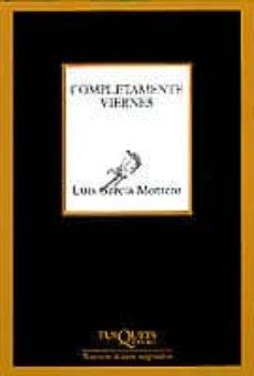 COMPLETAMENTE VIERNES | 9788483105658 | GARCIA MONTERO, LUIS | Cooperativa Cultural Rocaguinarda