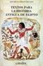 TEXTOS PARA LA HISTORIA ANTIGUA DE EGIPTO | 9788437612195 | SERRANO DELGADO, JOSE MIGUEL | Cooperativa Cultural Rocaguinarda