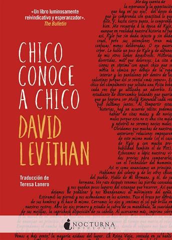 CHICO CONOCE A CHICO | 9788416858354 | LEVITHAN, DAVID | Cooperativa Cultural Rocaguinarda
