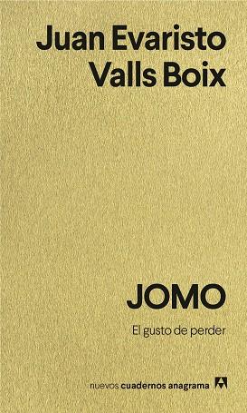 JOMO | 9788433949707 | VALLS BOIX, JUAN EVARISTO | Cooperativa Cultural Rocaguinarda