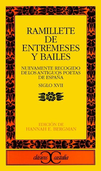 RAMILLETE DE ENTREMESES Y BAILES (S. XVII) | 9788470390982 | SALAS BARBADILLO, ALONSO GERONIMO DE/HURTADO DE MENDOZA, ANTONIO/VARIOS AUTORES | Cooperativa Cultural Rocaguinarda