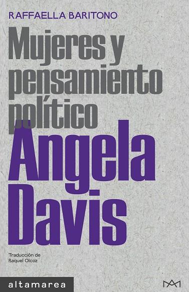 ANGELA DAVIS | 9788418481826 | BARITONO, RAFFAELLA | Cooperativa Cultural Rocaguinarda