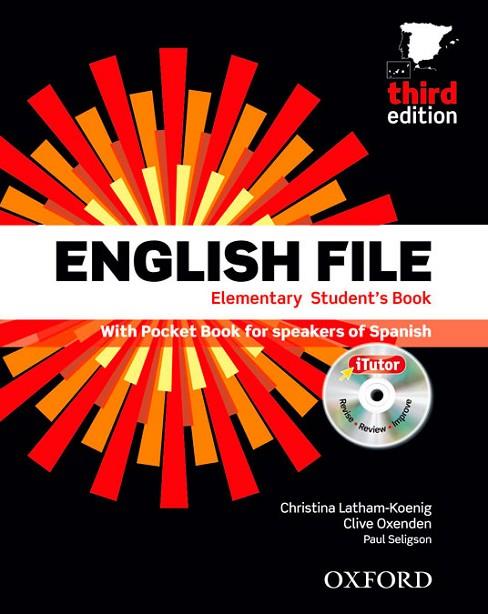 ENGLISH FILE ELEMENTARY: STUDENT'S BOOK, ITUTOR AND POCKET BOOK PACK 3RD EDITION | 9780194598941 | OXENDEN, CLIVE/LATHAM-KOENIG, CHRISTINA/SELIGSON, PAUL | Cooperativa Cultural Rocaguinarda