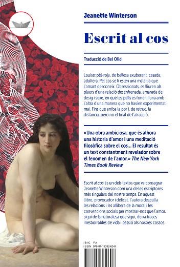 ESCRIT AL COS | 9788419332608 | WINTERSON, JEANETTE | Cooperativa Cultural Rocaguinarda
