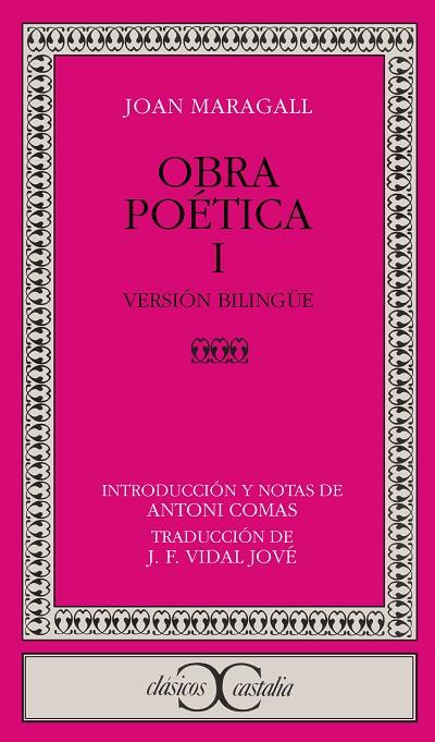 OBRA POETICA. | 9788470394386 | MARAGALL I GORINA, JOAN | Cooperativa Cultural Rocaguinarda
