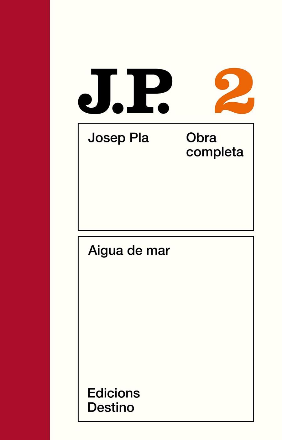 OBRA COMPLETA DE JOSEP PLA VOLUM 2 3¦ ED. | 9788423304615 | PLA, JOSEP | Cooperativa Cultural Rocaguinarda