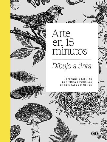 ARTE EN 15 MINUTOS. DIBUJO A TINTA | 9788425236266 | TROMOP, ANNA | Cooperativa Cultural Rocaguinarda