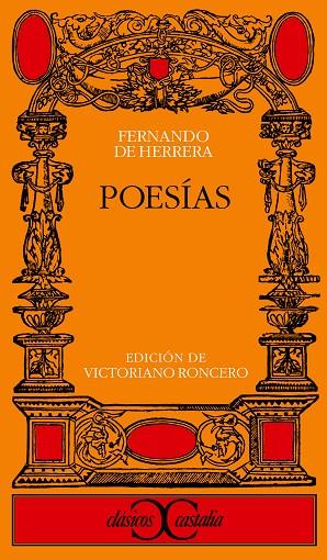 POESIAS | 9788470396328 | HERRERA, FERNANDO DE | Cooperativa Cultural Rocaguinarda