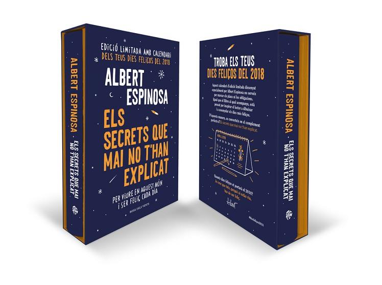 SECRETS QUE MAI NO T'HAN EXPLICAT, ELS (EDICIÓ ESPECIAL AMB CALENDARI 2018) | 9788416930197 | ALBERT ESPINOSA | Cooperativa Cultural Rocaguinarda