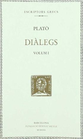 DIALÈGS, VOL. I: DEFENSA DE SÒCRATES. CRITÓ. EUTÍFRON. LAQUES | 9788472259034 | PLATÓ | Cooperativa Cultural Rocaguinarda