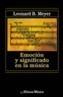 EMOCION Y SIGNIFICADO EN LA MUSICA | 9788420671475 | MEYER, LEONARD B. | Cooperativa Cultural Rocaguinarda