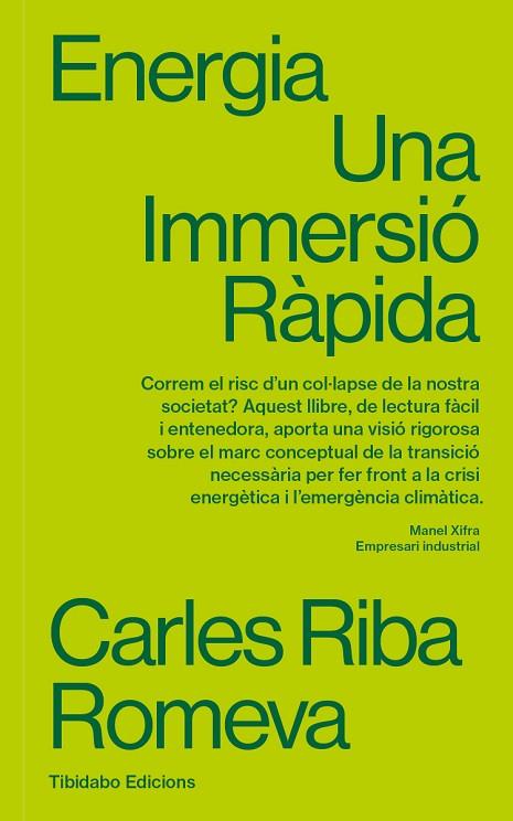 ENERGIA | 9788410013087 | RIBA ROMEVA, CARLES | Cooperativa Cultural Rocaguinarda