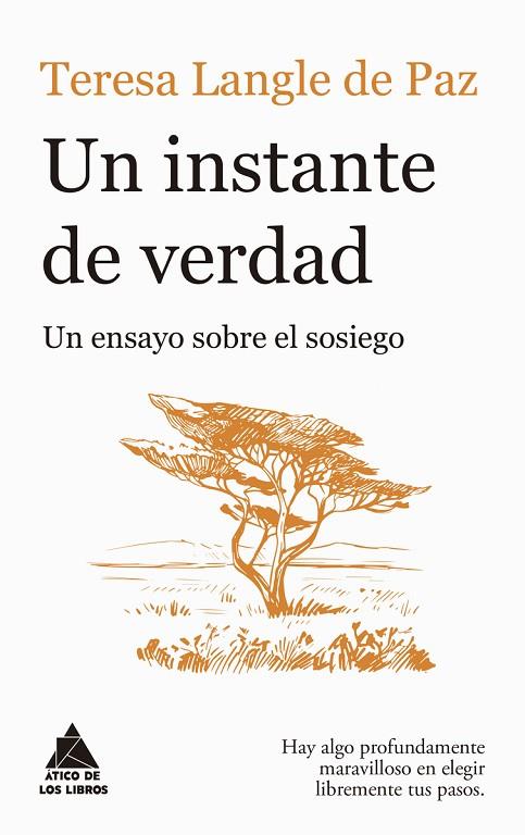 INSTANTE DE VERDAD: UN ENSAYO SOBRE EL SOSIEGO, UN | 9788419703446 | LANGLE DE PAZ, TERESA | Cooperativa Cultural Rocaguinarda
