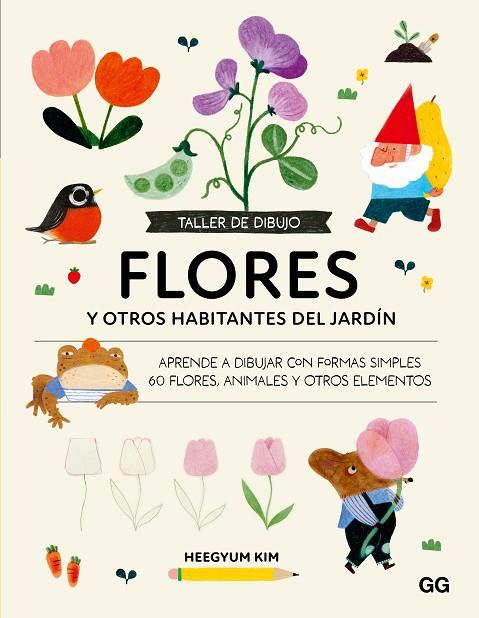TALLER DE DIBUJO. FLORES | 9788425236068 | KIM, HEEGYUM | Cooperativa Cultural Rocaguinarda