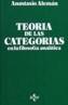 TEORIA DE LAS CATEGORIAS EN LA FILOSOFIA ANALITICA | 9788430929436 | ALEMAN, ANASTASIO | Cooperativa Cultural Rocaguinarda