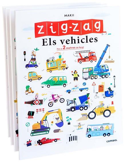 ZIG-ZAG ELS VEHICLES | 9788491018940 | MAKII | Cooperativa Cultural Rocaguinarda