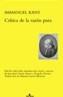 CRÖTICA DE LA RAZàN PURA | 9788430938100 | KANT, IMMANUEL | Cooperativa Cultural Rocaguinarda