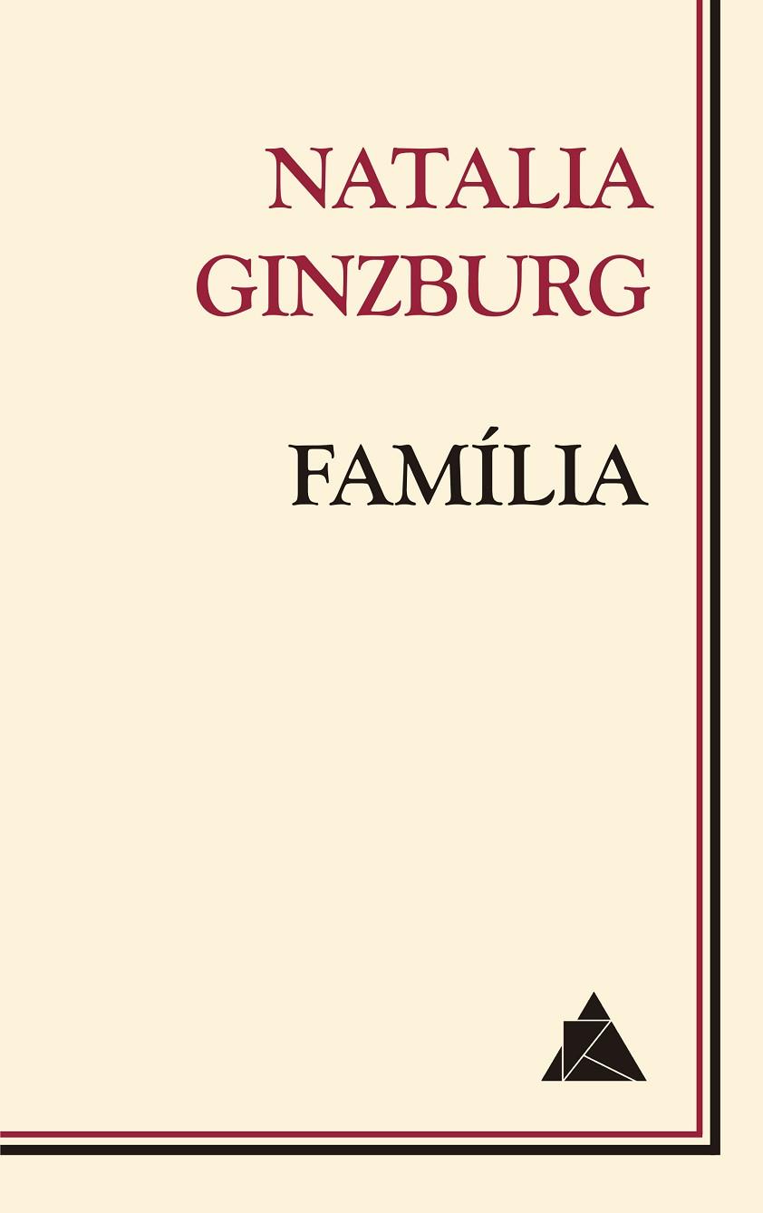 FAMÍLIA | 9788417743024 | GINZBURG, NATALIA | Cooperativa Cultural Rocaguinarda