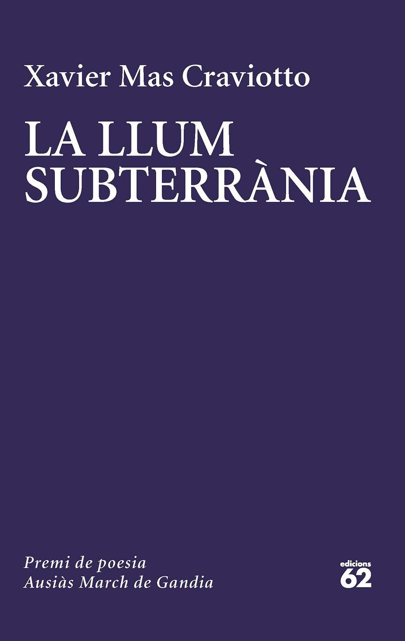 LLUM SUBTERRÀNIA, LA | 9788429780741 | MAS CRAVIOTTO, XAVIER | Cooperativa Cultural Rocaguinarda