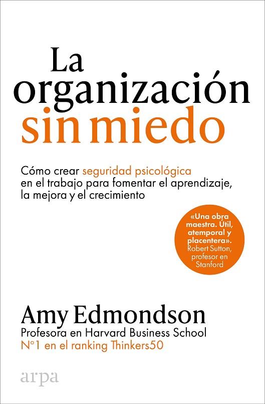 ORGANIZACIÓN SIN MIEDO, LA | 9788410313187 | EDMONDSON, AMY | Cooperativa Cultural Rocaguinarda