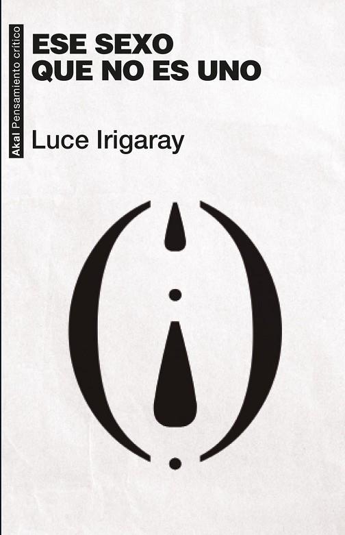 ESE SEXO QUE NO ES UNO | 9788446058670 | IRIGARAY, LUCE | Cooperativa Cultural Rocaguinarda
