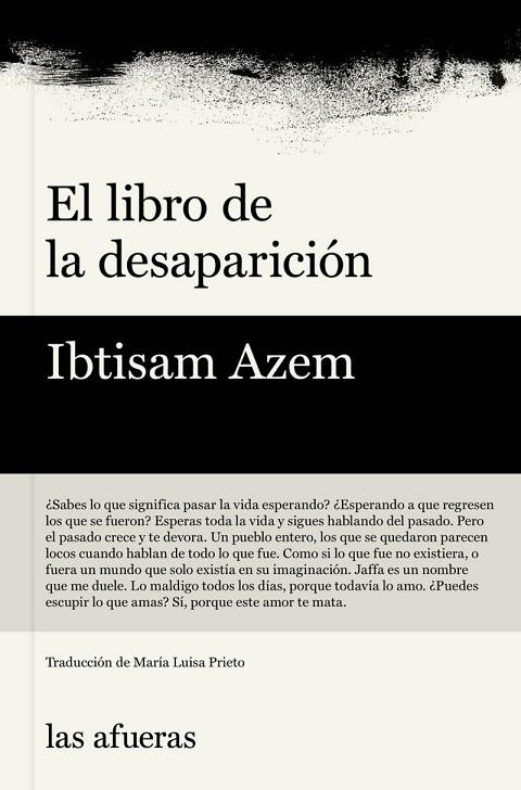 LIBRO DE LA DESAPARICIÓN, EL | 9791399131123 | AZEM, IBTISAM | Cooperativa Cultural Rocaguinarda