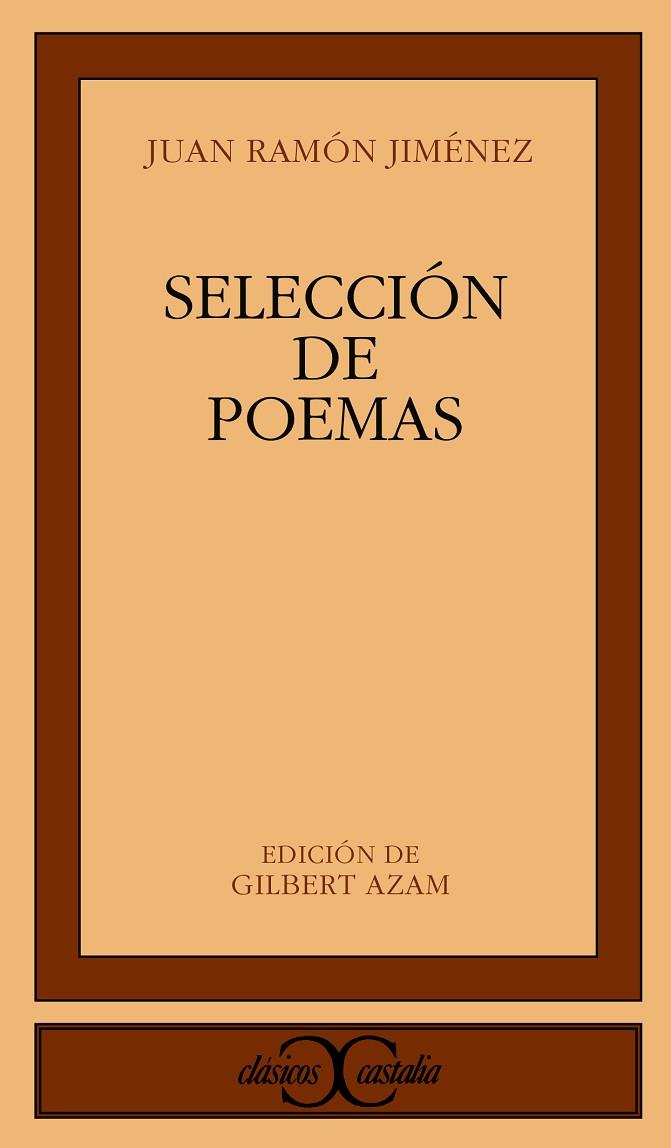 SELECCION DE POEMAS | 9788470394898 | JIMÉNEZ, JUAN RAMÓN | Cooperativa Cultural Rocaguinarda