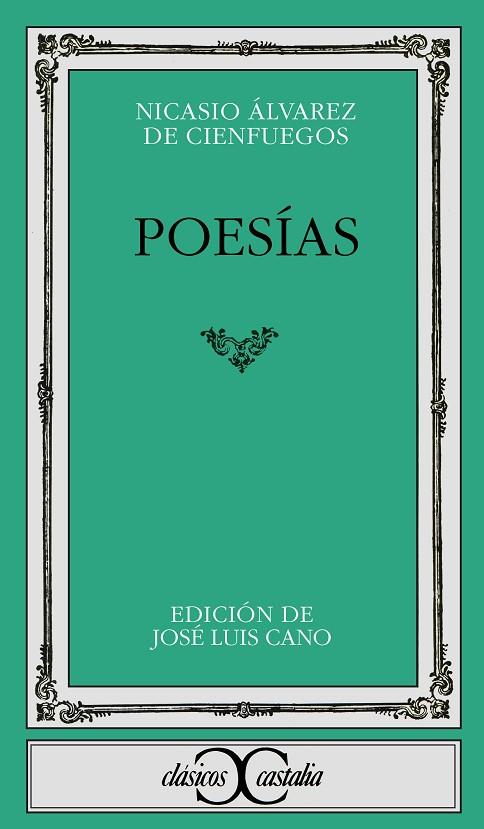 POESIAS | 9788470390890 | ALVAREZ DE CIENFUEGOS, NICASIO | Cooperativa Cultural Rocaguinarda
