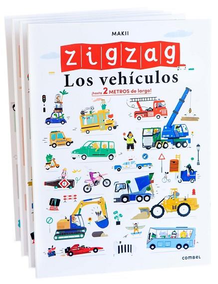 ZIGZAG LOS VEHÍCULOS | 9788491018957 | MAKII | Cooperativa Cultural Rocaguinarda