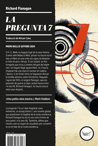 PREGUNTA 7, LA | 9791387726157 | FLANAGAN, RICHARD | Cooperativa Cultural Rocaguinarda