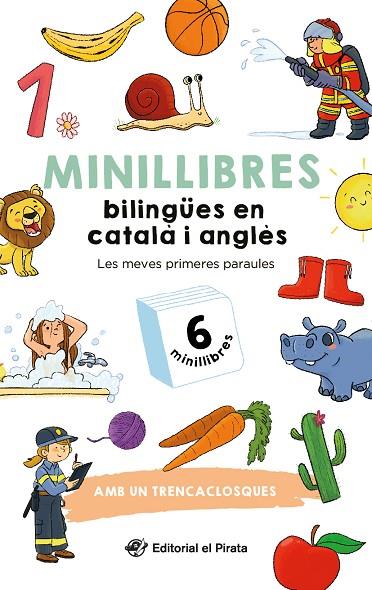 MINILLIBRES BILINGÜES EN CATALÀ I ANGLÈS - LES MEVES PRIMERES PARAULES | 9788419912459 | DEL PIRATA, EDICIONS | Cooperativa Cultural Rocaguinarda