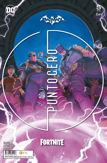 BATMAN/FORTNITE: PUNTO CERO NÚM. 05 DE 6 | 9788418742408 | MUSTARD, DONALD/N. GAGE, CHRISTOS | Cooperativa Cultural Rocaguinarda