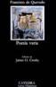 POESIA VARIA | 9788437602660 | QUEVEDO, FRANCISCO DE | Cooperativa Cultural Rocaguinarda