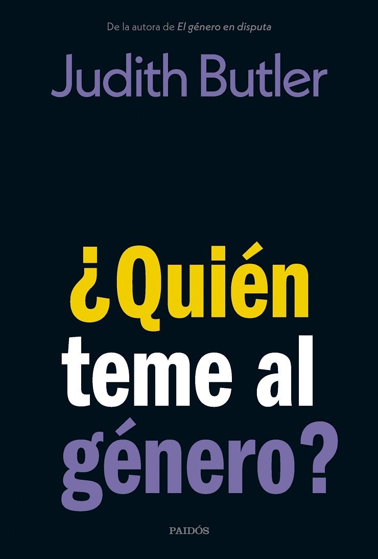 ¿QUIÉN TEME AL GÉNERO? | 9788449342387 | BUTLER, JUDITH | Cooperativa Cultural Rocaguinarda