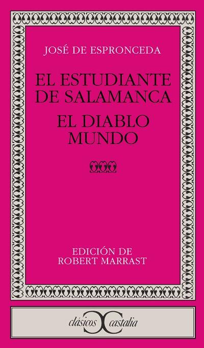 ESTUDIANTE DE SALAMANCA, EL;EL DIABLO MUNDO | 9788470392962 | ESPRONCEDA, JOSE DE | Cooperativa Cultural Rocaguinarda