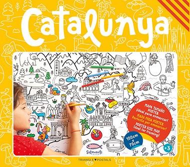 CATALUNYA, MAPA PARA COLOREAR | 9788484788522 | VARIOS AUTORES | Cooperativa Cultural Rocaguinarda