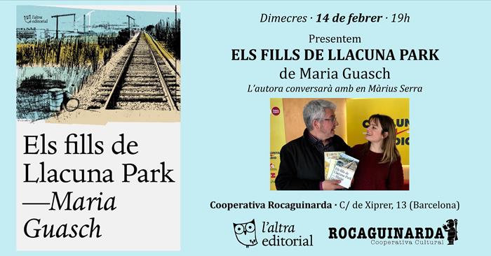 Presentació del llibre Els fills de Llacuna Park | Cooperativa Cultural Rocaguinarda