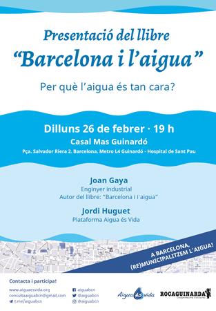 Presentació del llibre "Barcelona i l'Aigua" | Cooperativa Cultural Rocaguinarda