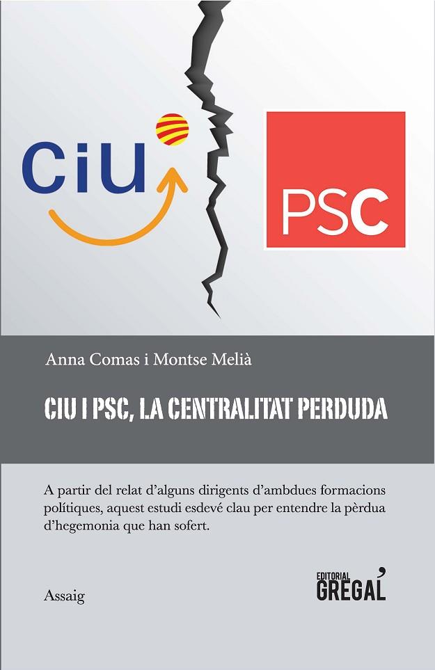 CIU I PSC, LA CENTRALITAT PERDUDA | 9788417082376 | COMAS I MARINé, ANNA/MELIà ROSET, MONTSE | Cooperativa Cultural Rocaguinarda
