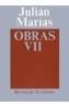 OBRAS JULIAN MARIAS VII | 9788429262070 | MARIAS | Cooperativa Cultural Rocaguinarda