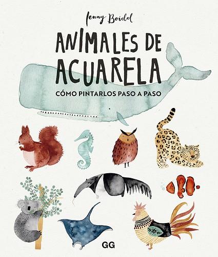 ANIMALES DE ACUARELA | 9788425232824 | BOIDOL, JENNY | Cooperativa Cultural Rocaguinarda