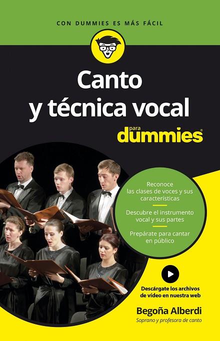 CANTO Y TéCNICA VOCAL PARA DUMMIES | 9788432903663 | ALBERDI DE MIGUEL, BEGOñA | Cooperativa Cultural Rocaguinarda