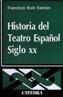 HISTORIA DEL TEATRO ESPAÑOL. SIGLO X X | 9788437600499 | RUIZ RAMON, FRANCISCO | Cooperativa Cultural Rocaguinarda