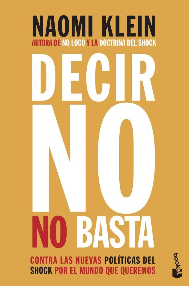 DECIR NO NO BASTA | 9788408222514 | KLEIN, NAOMI | Cooperativa Cultural Rocaguinarda